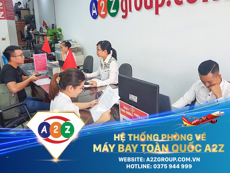 Khách hàng đặt vé máy bay đi Lào tại hệ thống phòng vé a2zgroup